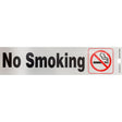 NO SMOKING DECAL 2X8"