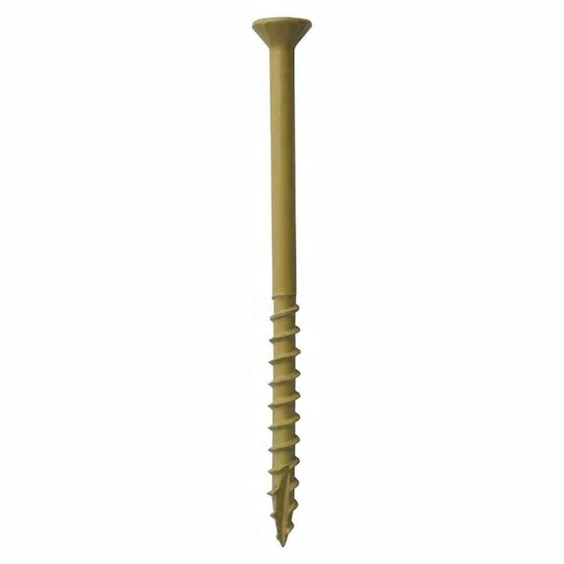 Grip-Rite PrimeGuard Plus No. 10 wire X 3-1/2 in. L Tan Star Bugle Head Exterior Deck Screws 5 lb 26