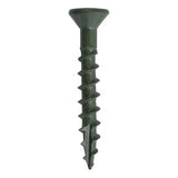 Grip-Rite PrimeGuard Plus No. 8 wire X 1-1/4 in. L Green Star Bugle Head Deck Screws 1 lb 123 pk
