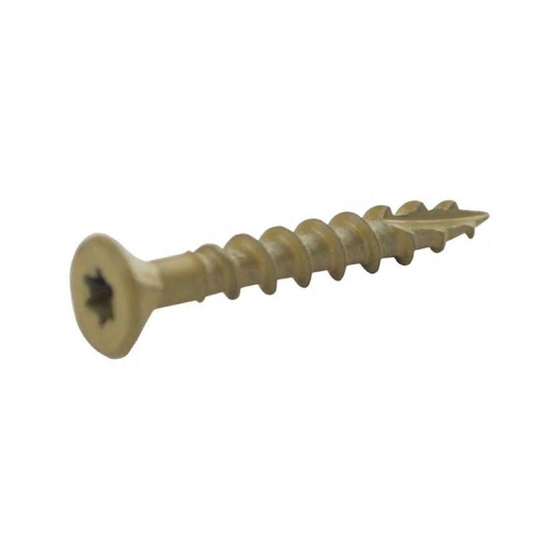 Grip-Rite PrimeGuard Plus No. 8 wire X 1-1/4 in. L Tan Star Bugle Head Exterior Deck Screws 5 lb 614