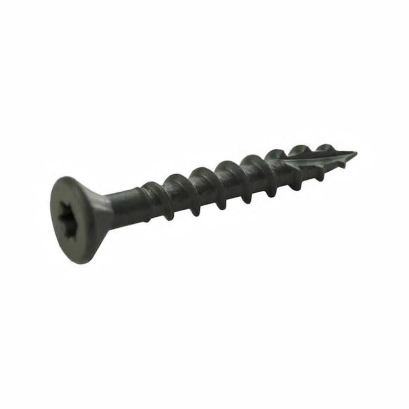 Grip-Rite PrimeGuard Plus No. 8 wire X 1-5/8 in. L Green Star Flat Head Deck Screws 25 lb