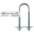 BOLT U 1/4"X3/4"X2.75"