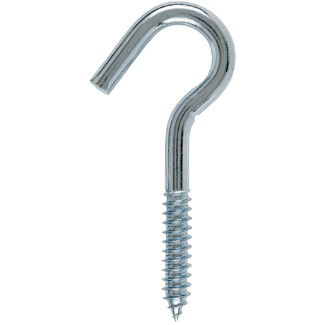 Hampton Small Zinc-Plated Silver Steel 4.8125 in. L Clothesline Hook 300 lb 1 pk