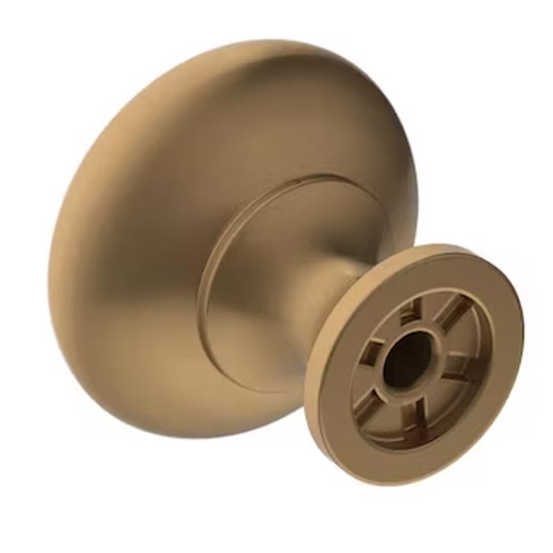 Amerock Edona Round Cabinet Knob 1-1/4 in. D 1-1/8 in. Champagne Bronze 1 pk