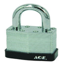 Ace 1-5/16 in. H X 1-9/16 in. W X 1-1/2 in. L Steel Double Locking Padlock Keyed Alike