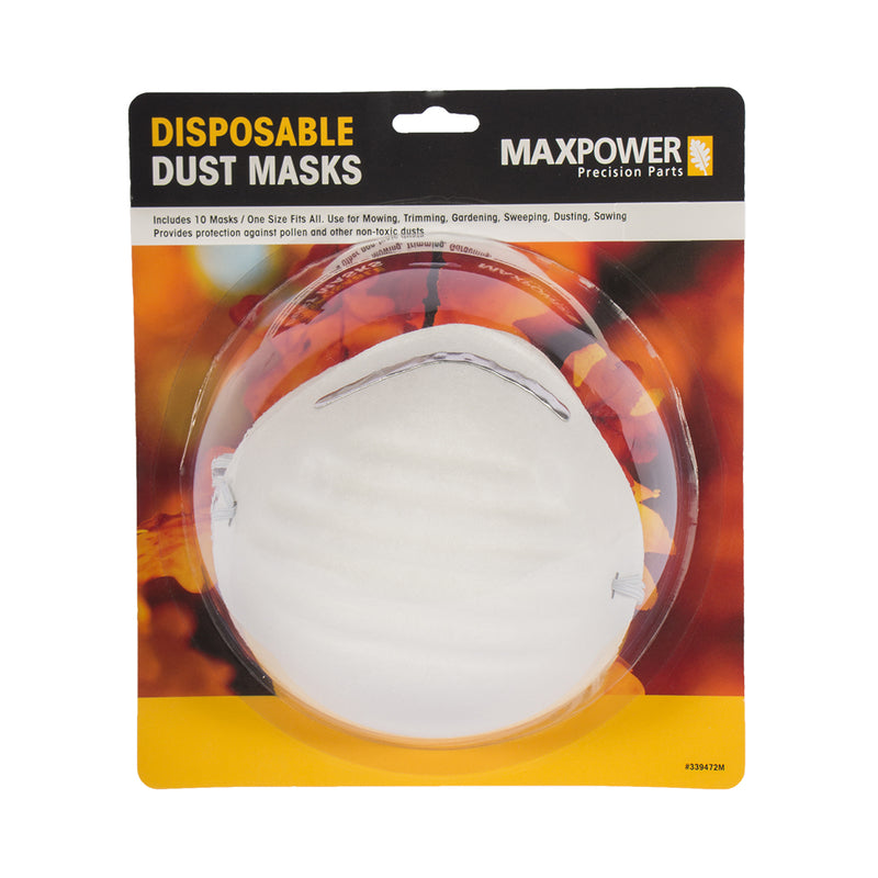 MaxPower Disposable Face Mask White 10 pc