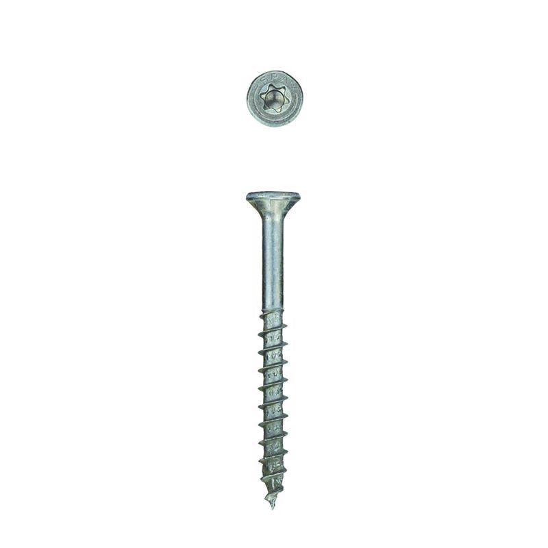 SPAX Multi-Material No. 14 Label X 2-1/2 in. L T30+ Flat Head Construction Screws 1 lb 55 pk