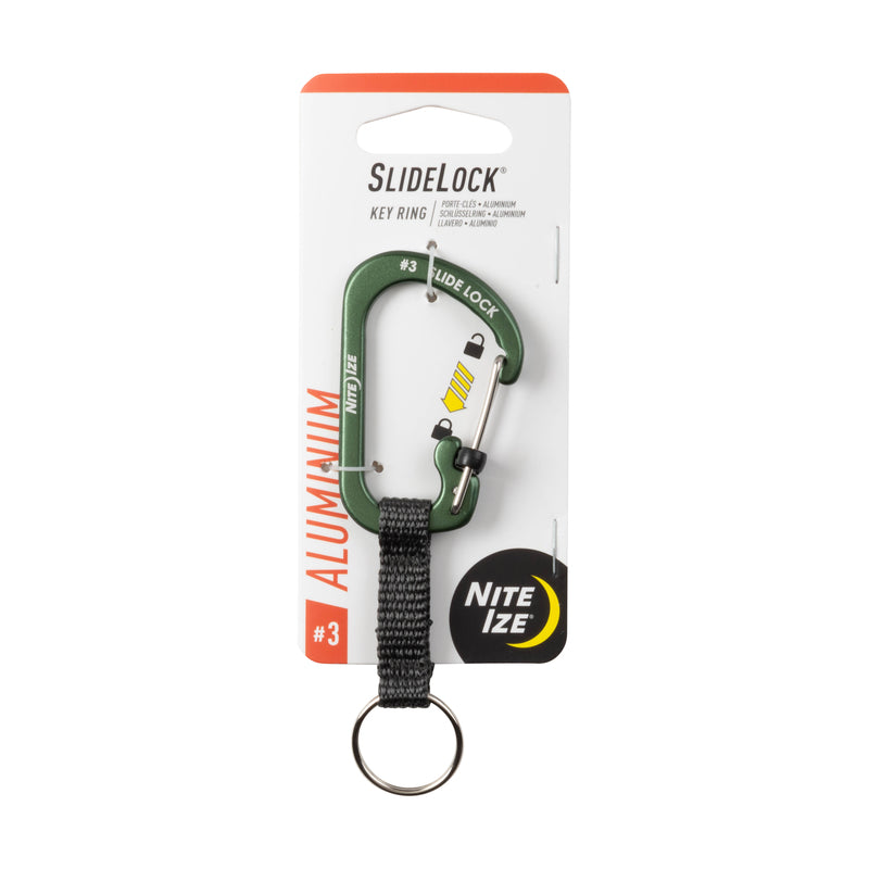 CARABINER KEY RING OLIVE