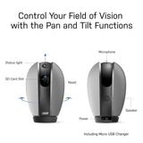Feit Smart Home Plug-in Indoor Smart-Enabled Security Camera with Pan & Tilt