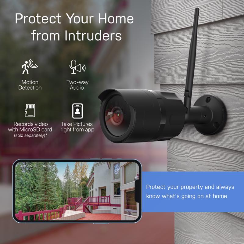 Feit Smart Home Plug-in Outdoor Smart-Enabled Security Camera