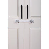 Dreambaby Twist 'N Lock Gray/White Plastic Adhesive Multi-Use Latch 2 pk