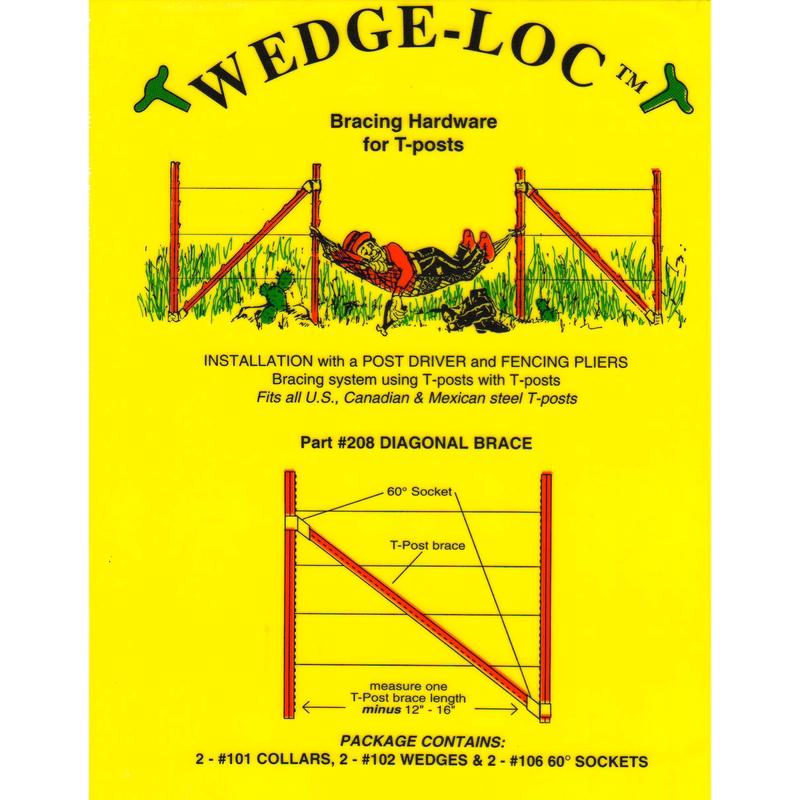 Wedge-Loc 2 in. H X 7.5 in. W Aluminum Diagonal  Brace