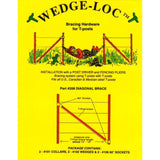Wedge-Loc 2 in. H X 7.5 in. W Aluminum Diagonal  Brace