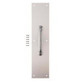Brinks 15 in. L Satin Aluminum Pull Plate