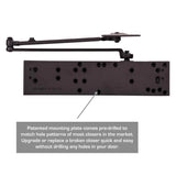 DOOR CLOSER STEEL BRONZE