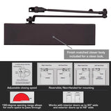Brinks Commercial Oil Rubbed Bronze Steel Hydraulic Door Closer Grade 1