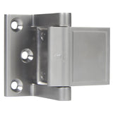 Brinks Zinc Satin Chrome Silver Door Stop Mounts to base trim