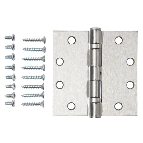 Brinks 4.5 in. L Satin Chrome Door Hinge 1 pk