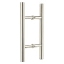 Brinks 12 in. L Satin Silver Stainless Steel Door Pull