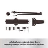 Brinks Commercial Oil Rubbed Bronze Steel Hydraulic Door Closer Grade 1