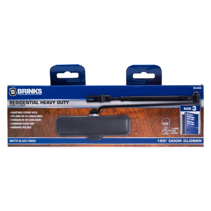 DOOR CLOSER STEEL MT BLK