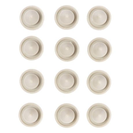 Brinks Plastic Off White Door Bumper Mounts to base trim