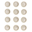 Brinks Plastic Off White Door Bumper Mounts to base trim