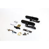 Larson Aged Bronze Brown Zinc Mortise Latch 1 pk