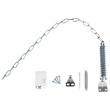 Larson Zinc-Plated Mill Steel Storm Door Wind Chain 9 pc