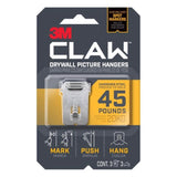 CLAW PIC HANGER 45LB 3PK