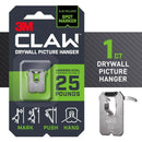 3M Claw Silver Drywall Picture Hanger 25 lb 1 pk