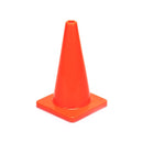 Home Plus Orange Safety Cone 18 in. H X 10.6 in. W