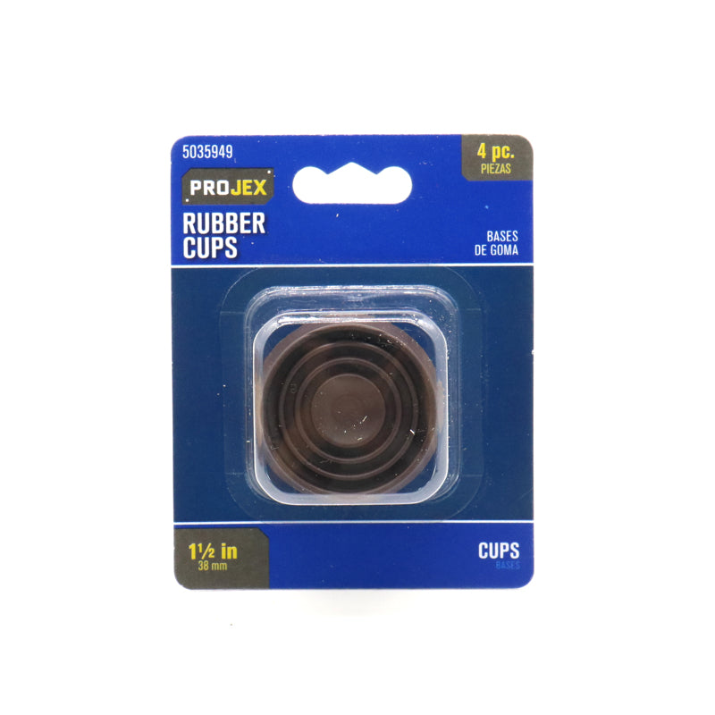 CSTR CUP RND 1.5" BRN4PK