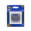 CASTRCUP SQ CLR 1.87"4PK