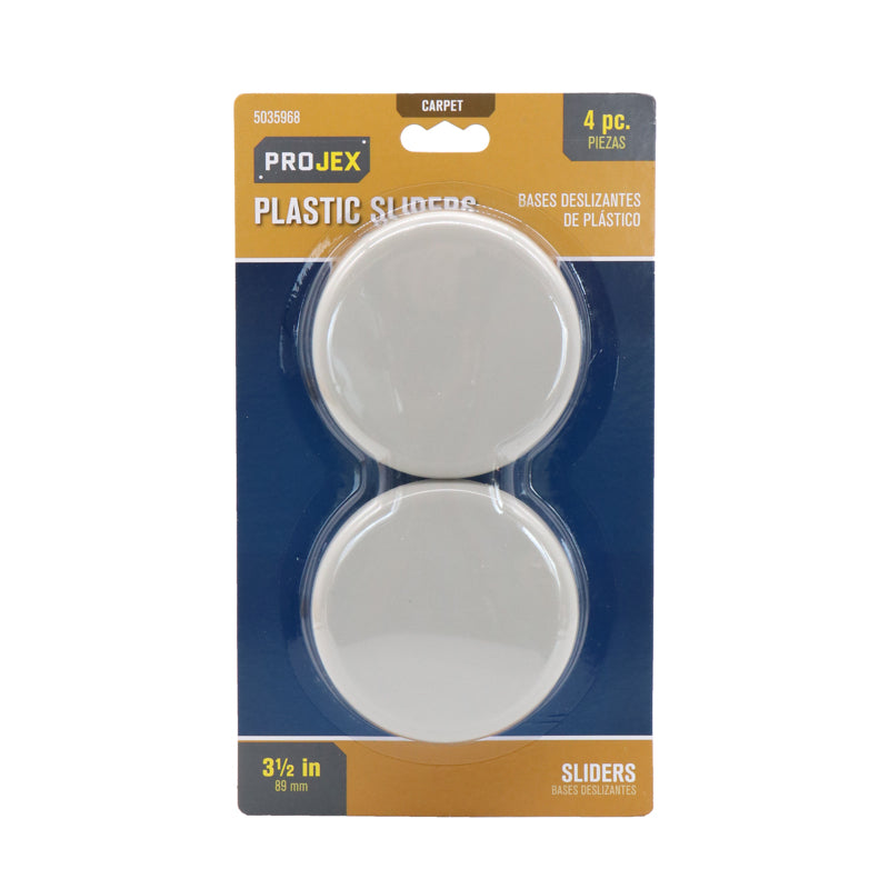 GLIDE PLST 1" RND BRN4PK