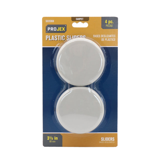 GLIDE PLST 1" RND BRN4PK