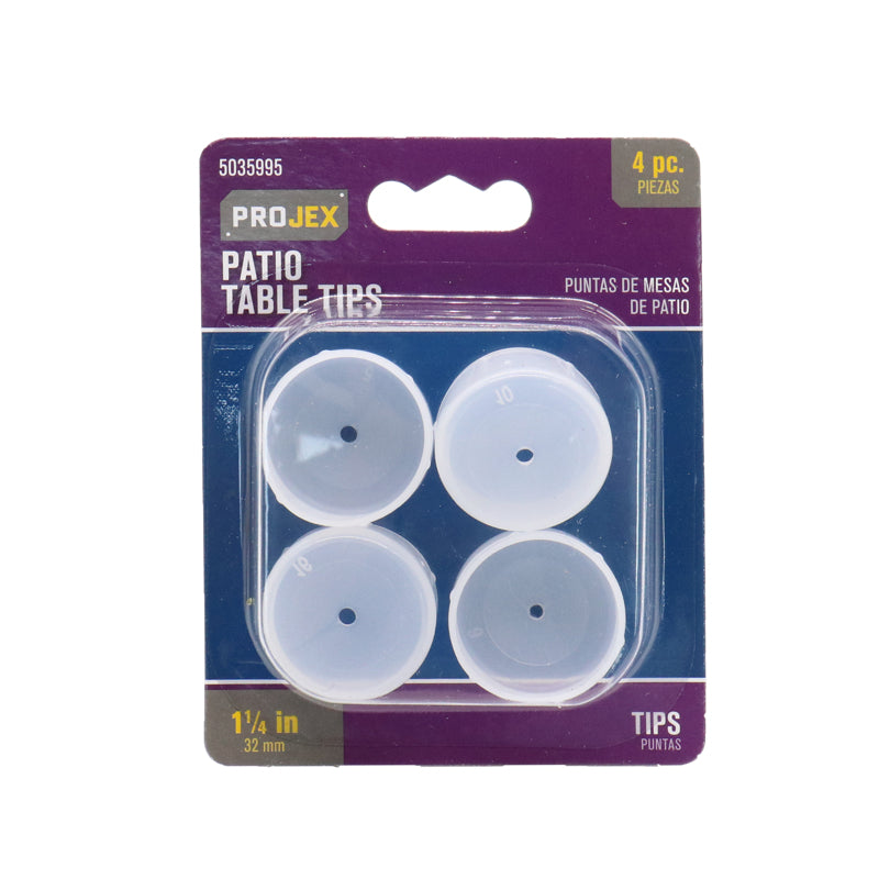PATIO TBLE TIP 1.25" 4PK