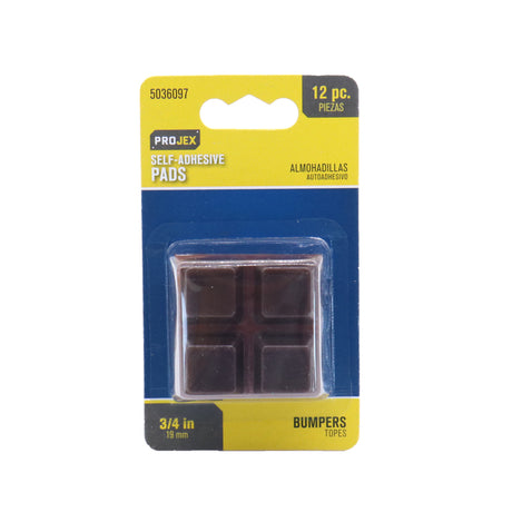 BUMPER VINYL SQ BRN 3/4