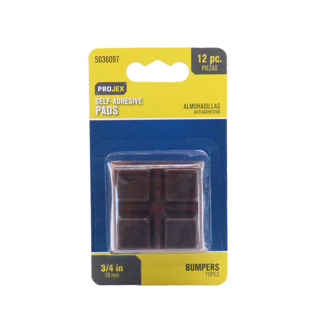 BUMPER VINYL SQ BRN 3/4