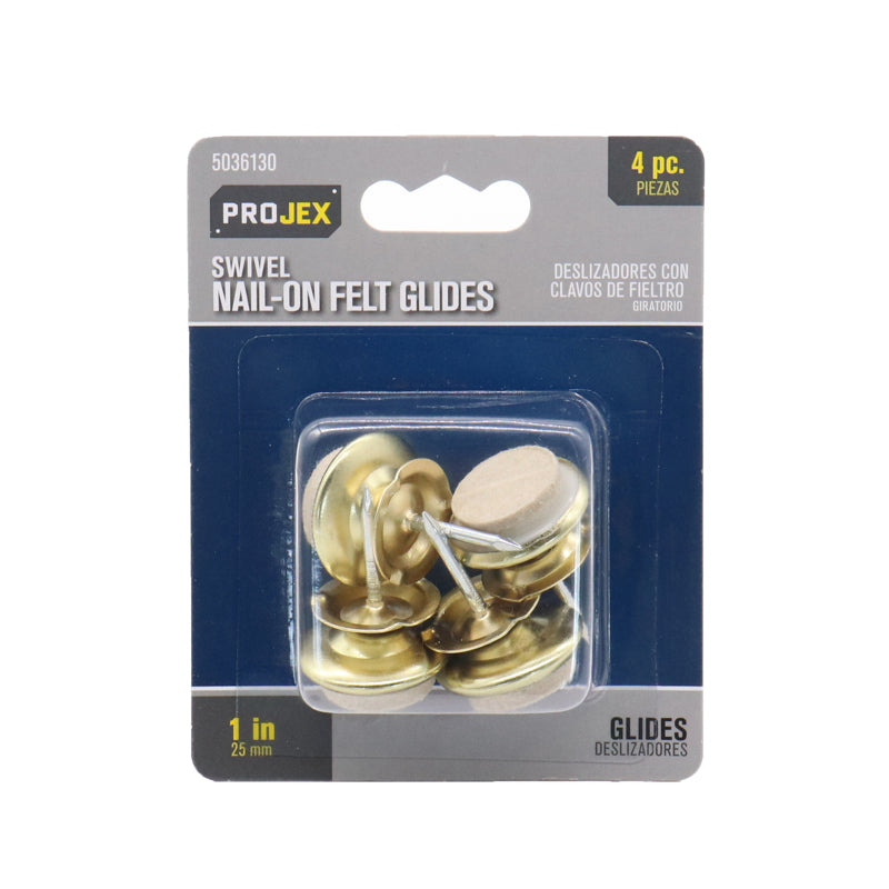GLIDE FELT SWIVEL 1"