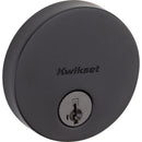 Kwikset Uptown Matte Black Metal Deadbolt