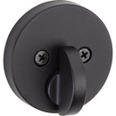 Kwikset Uptown Matte Black Metal Deadbolt