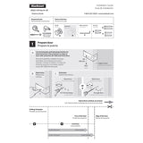 Kwikset 2.58 in. L Iron Black Metal Door Handle