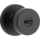 ENTRY KNOB ROUND MAT BLK