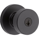 Kwikset Signature Series Pismo Iron Black Entry Knob KW1 2-1/4 in.