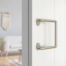 National Hardware Troy Satin Nickel Silver Steel Pull Handle 1 pc