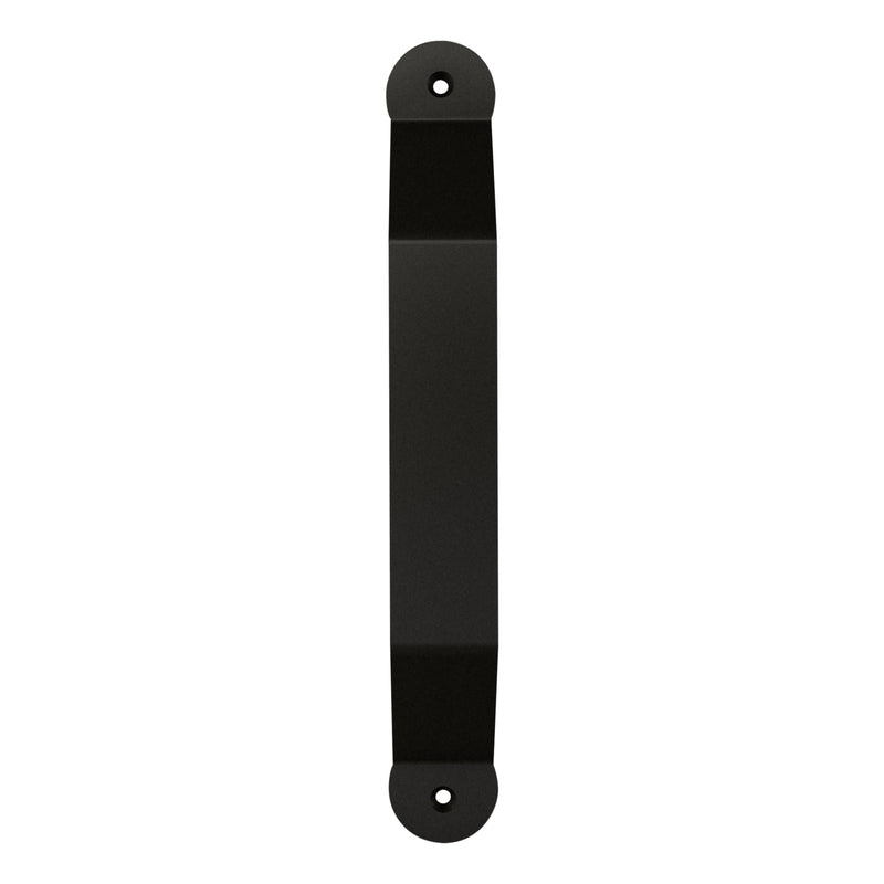 National Hardware Charleston Matte Black Steel Pull Handle 1 pc