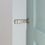 National Hardware Satin Nickel Steel/Zinc Sliding Door Lock