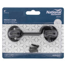 National Hardware Matte Black Steel Hook and Eye Closure 1 pc