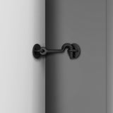 National Hardware Matte Black Steel Hook and Eye Closure 1 pc